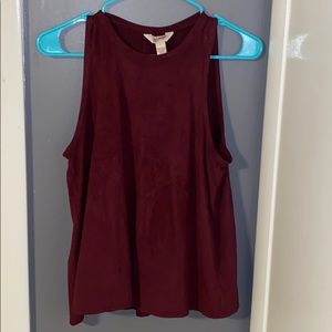 Arizona Jean Maroon Backless Tank